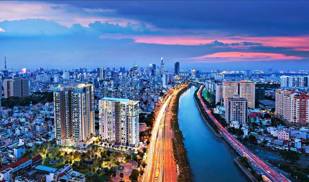 הו צ'י מין סיטי Lusso Suites - D1Mension & Zenity Residence, Sg'S Heart מראה חיצוני תמונה